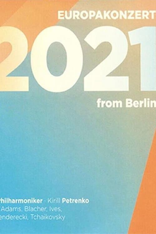 Europakonzert 2021 from Berlin poster