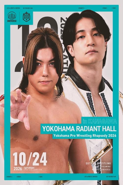 DDT Yokohama Pro Wrestling Rhapsody 2026 poster