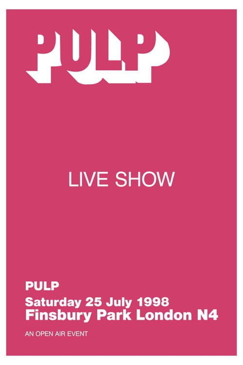 Pulp: The Park is Mine poster