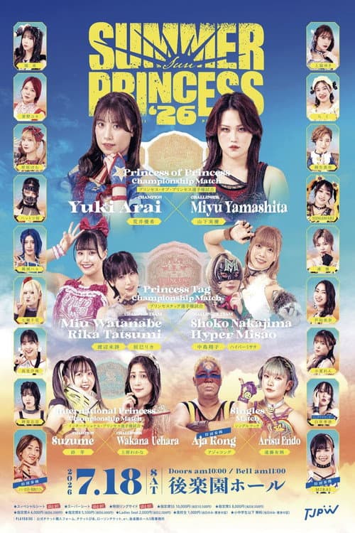 TJPW Summer Sun Princess '26 poster