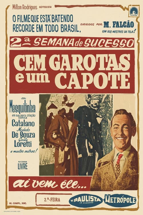 Cem Garotas e Um Capote poster