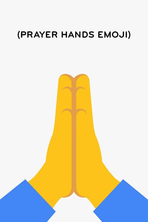 (Prayer Hands Emoji) poster