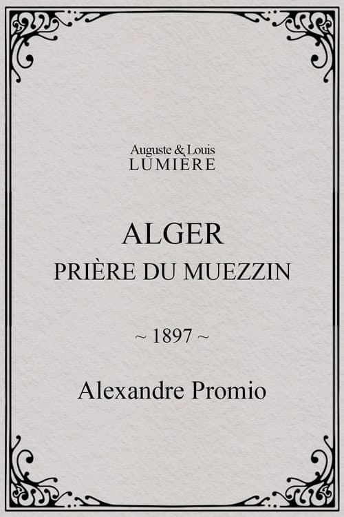 Alger : prière du muezzin poster