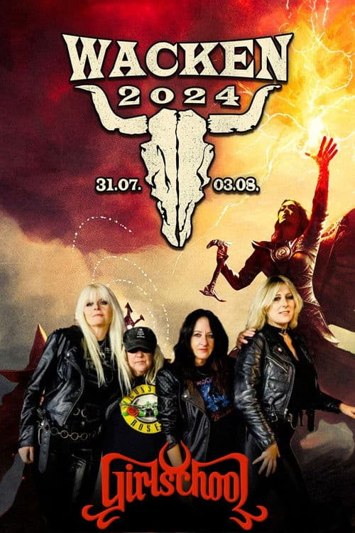 Girlschool - Live at Wacken Open Air 2024 poster