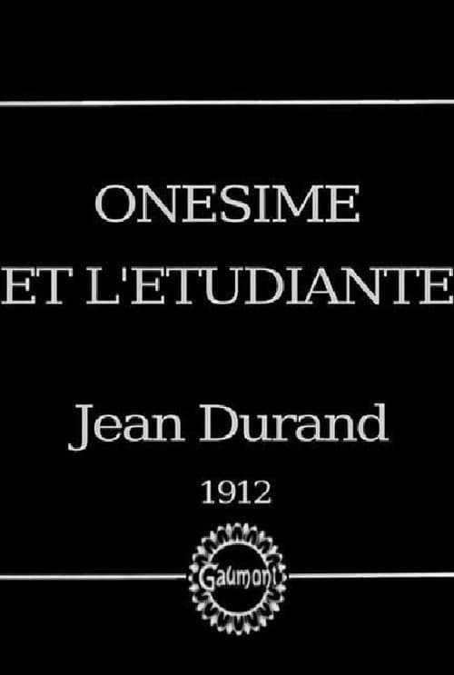 Onésime et l'étudiante poster
