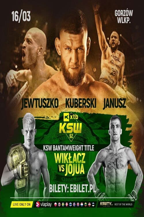KSW 92: Wiklacz vs. Jojua poster