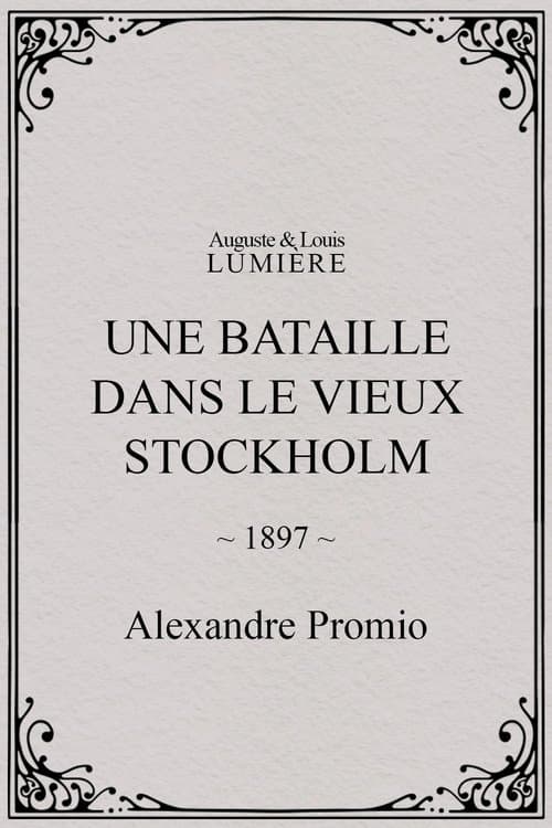 Une bataille dans le vieux Stockholm poster