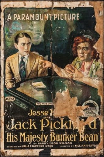 His Majesty, Bunker Bean poster