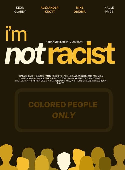 I'm Not Racist poster