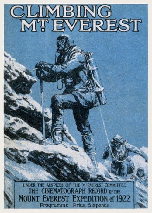 Climbing Mount Everest poster