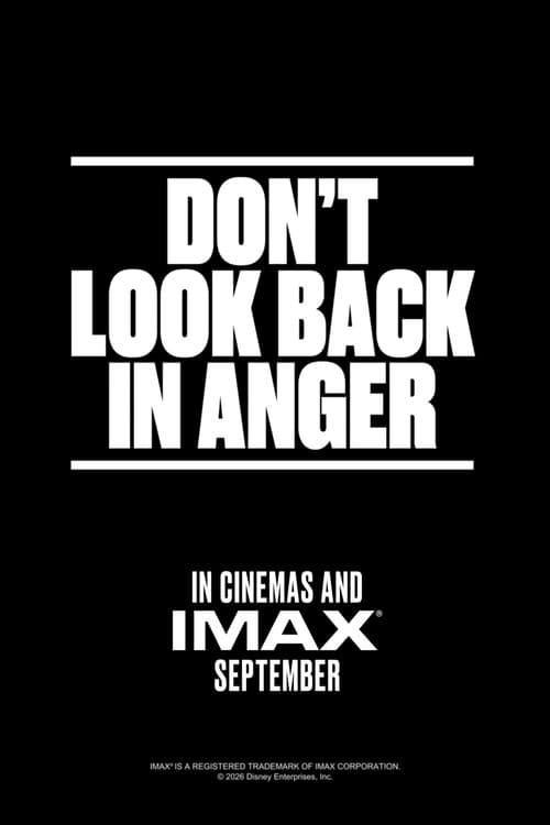 Don't Look Back in Anger poster