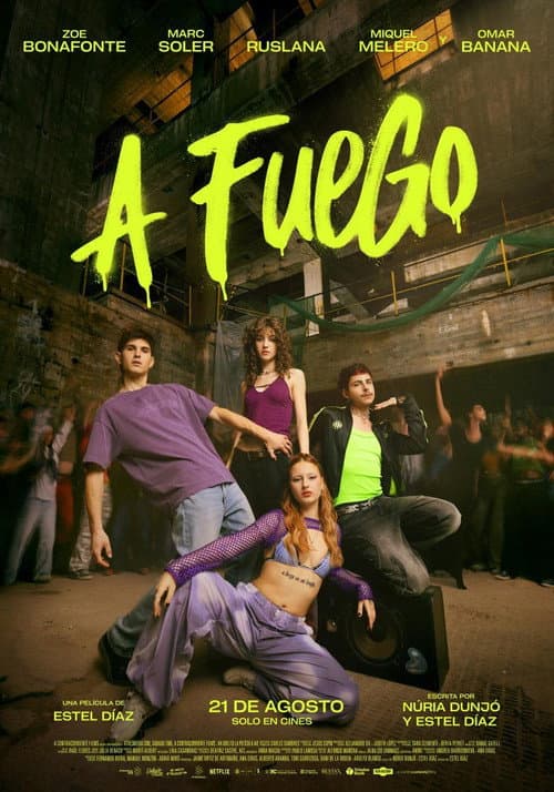 A fuego poster