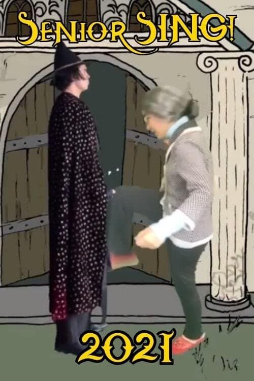 Senior SING! 2021 poster