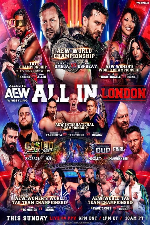 AEW All In 2026: London poster