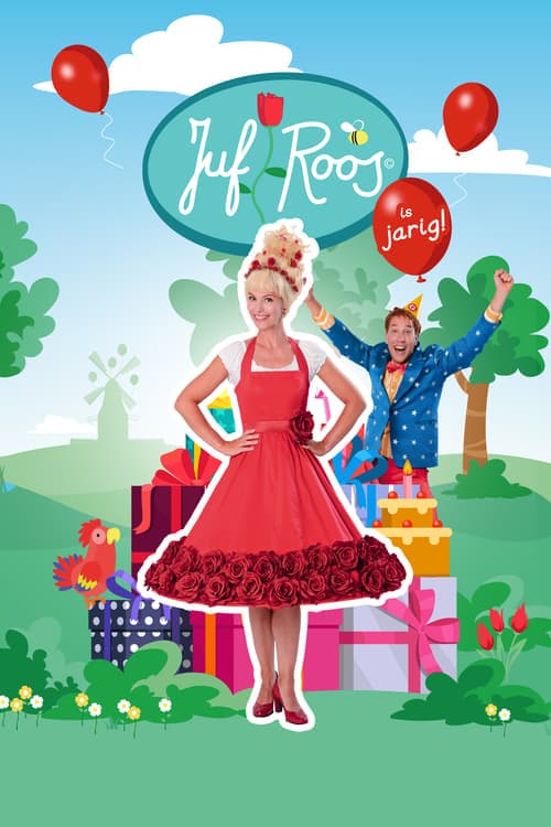 Juf Roos is jarig poster