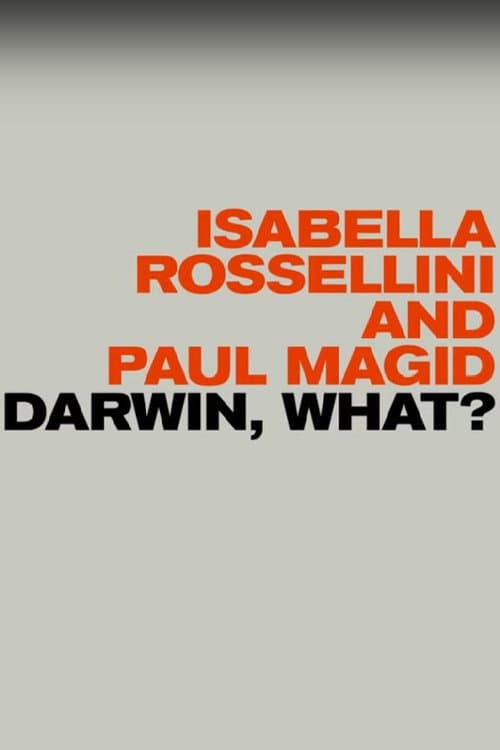 Darwin, What? poster