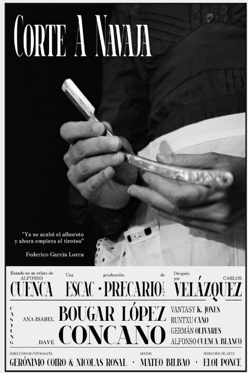 Corte a navaja poster