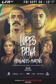 LFA 143: Lopes vs. Paiva poster