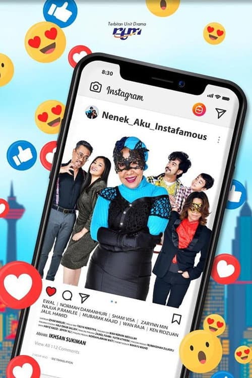 Nenek Aku Instafamous poster