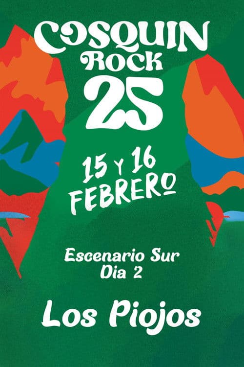 Los Piojos - Cosquín Rock 2025 poster