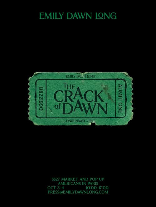 The Crack of Dawn SS27 Collection poster