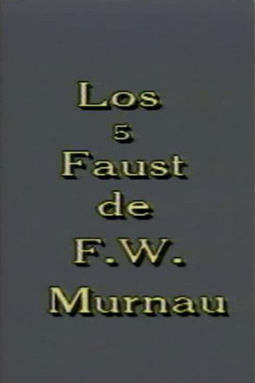 Los 5 Faust de F. W. Murnau poster