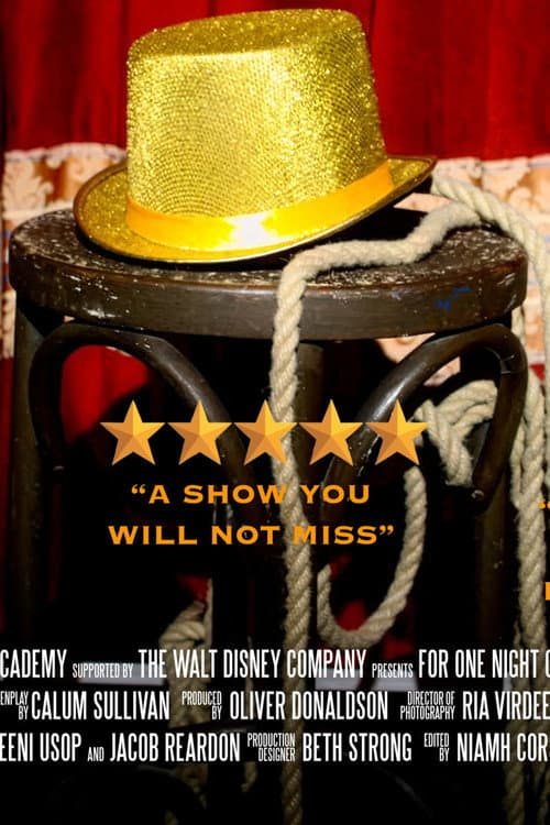 For One Night Only poster