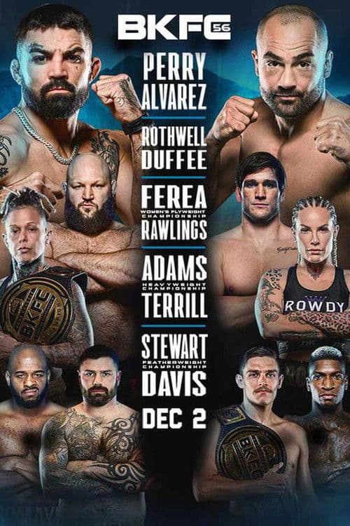 BKFC 56: Perry vs. Alvarez poster