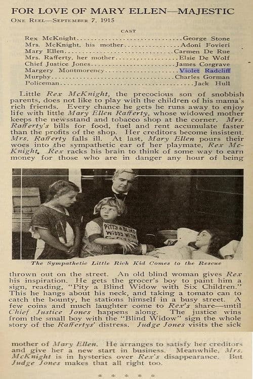 For Love of Mary Ellen poster