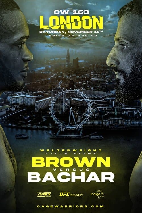 Cage Warriors 163: London poster