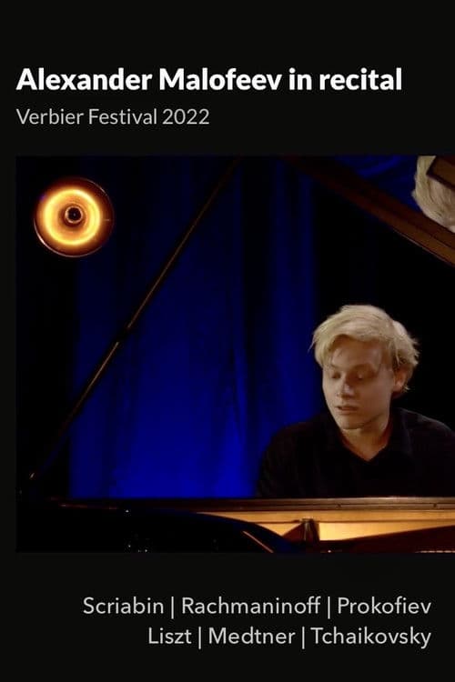 Alexander Malofeev: Verbier Festival poster
