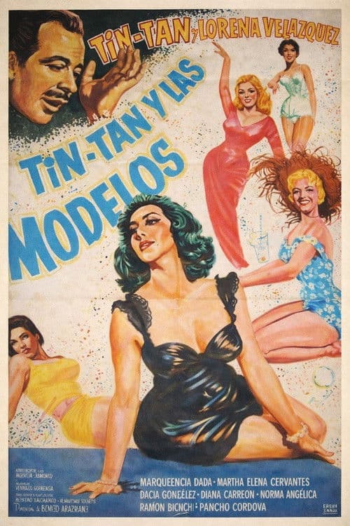 Tin Tan y las modelos poster