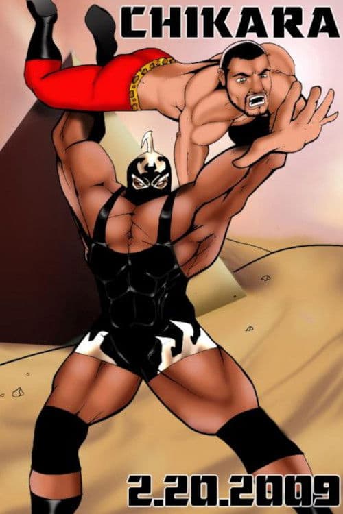 CHIKARA If the Airplane is Snowed in, Put your Bloody Skis on and Get Going! poster