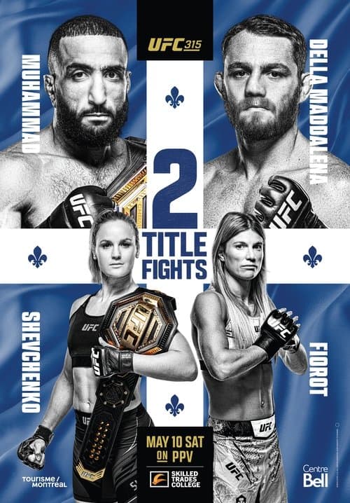 UFC 315: Muhammad vs. Della Maddalena poster