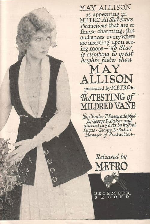 The Testing of Mildred Vane poster