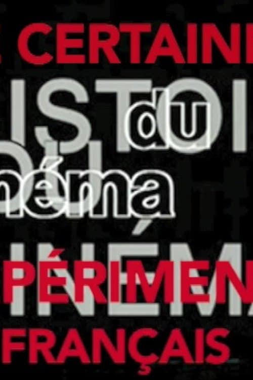 Une certaine histoire du cinéma expérimental français poster