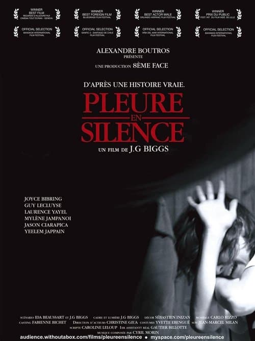 Pleure en silence poster