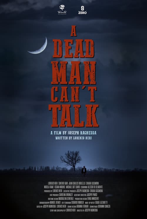 A DEAD MAN CAN'T TALK poster