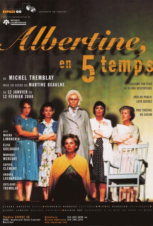 Albertine in Five Times poster