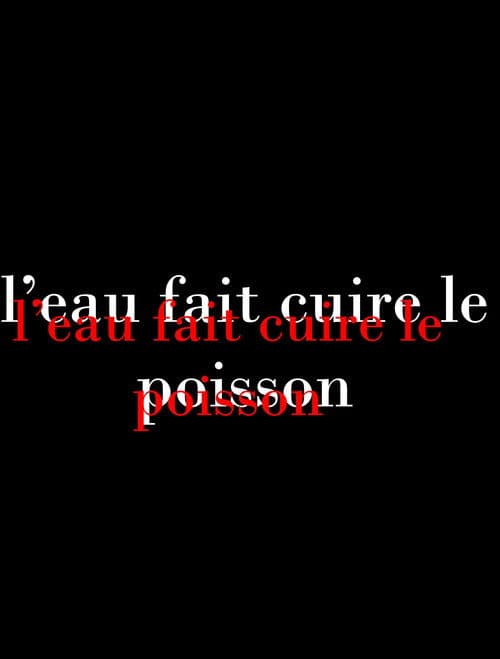 L'eau fait cuire le poisson poster