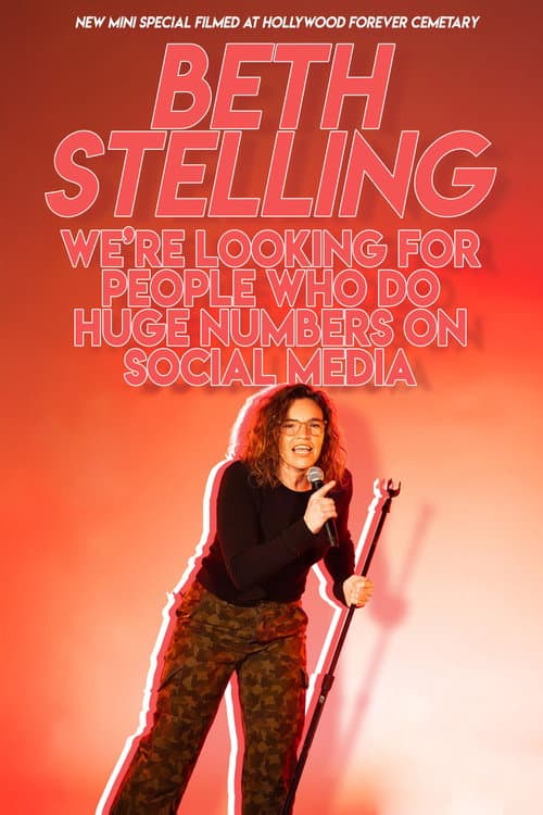 We're Looking For People Who Do Huge Numbers On Social Media poster