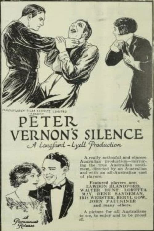 Peter Vernon's Silence poster