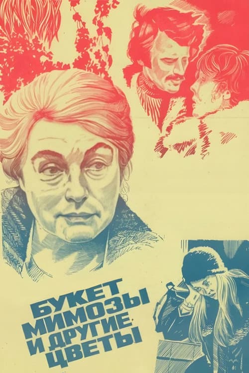 Bouquet of Mimosa and Other Flowers poster