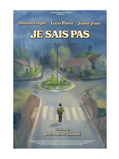 Je sais pas poster
