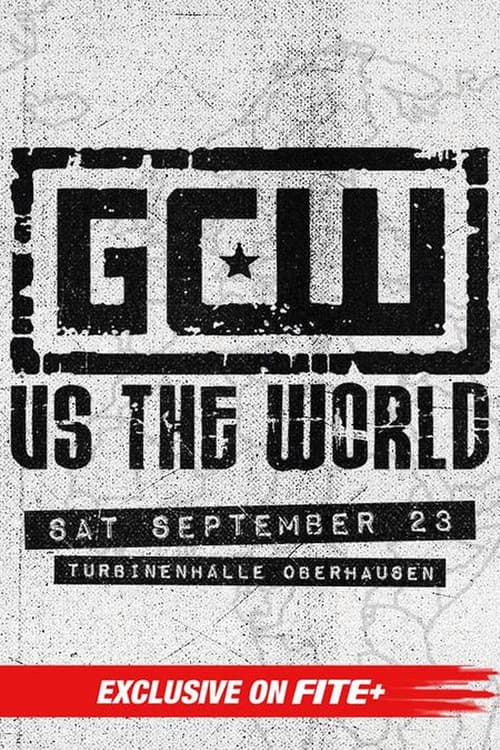 GCW vs The World 2023 poster