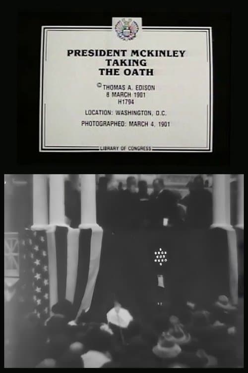 President McKinley Taking the Oath poster