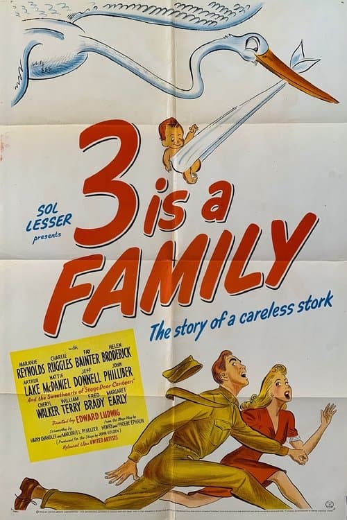 3 Is a Family poster