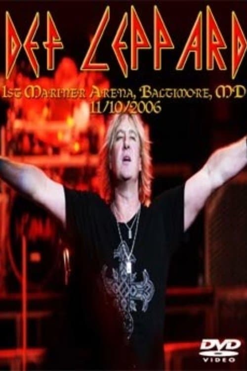 Def Leppard: Live In Baltimore poster