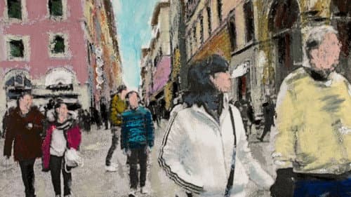 Lo sguardo italiano poster