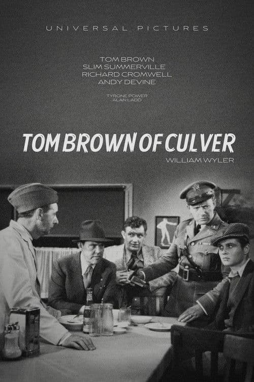 Tom Brown of Culver poster